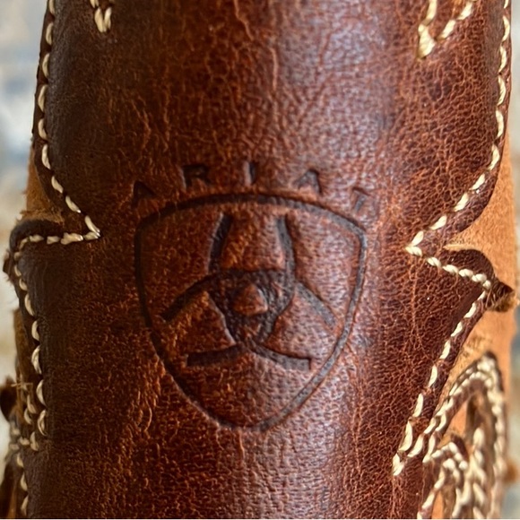 Ariat Shada Leather Western Mid-Calf Cowboy Boots 6.5 EUC - Picture 5 of 13